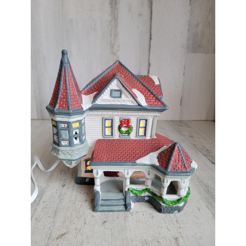 Dickens Victorian red house series village accessory Xmas unique